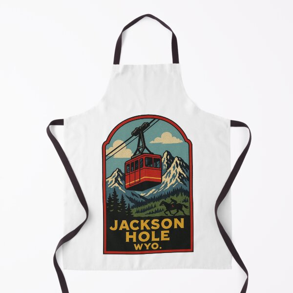Item preview, Jackson Hole Vintage Style Decal designed and sold by Decal Mania.