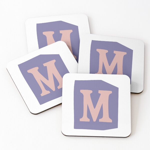 Item preview, Letter M - Colorful Cutout Paper Collage Alphabet Initial designed and sold by uncoXab.