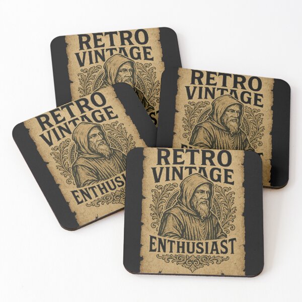 Item preview,  Retro Vintage Enthusiast - Medieval Monk Aged Parchment Design designed and sold by freackly.