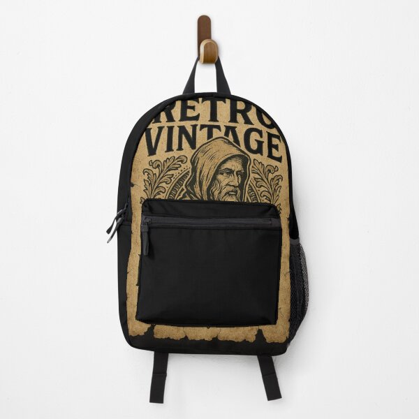 Item preview, Retro Vintage Enthusiast - Medieval Monk Aged Parchment Design designed and sold by freackly.
