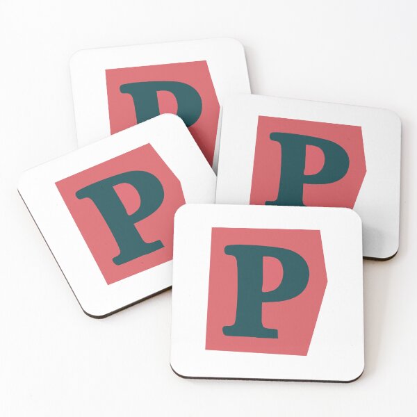Item preview, Letter P - Colorful Cutout Paper Collage Alphabet Initial designed and sold by uncoXab.