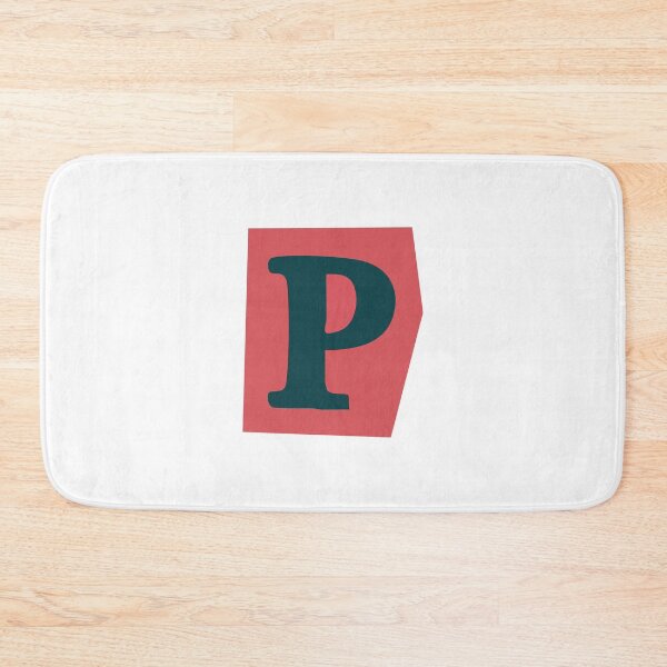 Item preview, Letter P - Colorful Cutout Paper Collage Alphabet Initial designed and sold by uncoXab.