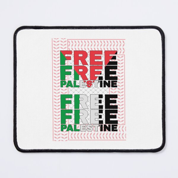 Item preview, Free Palestine - Keffiyeh Pattern designed and sold by RHP Good Guys' Goods.