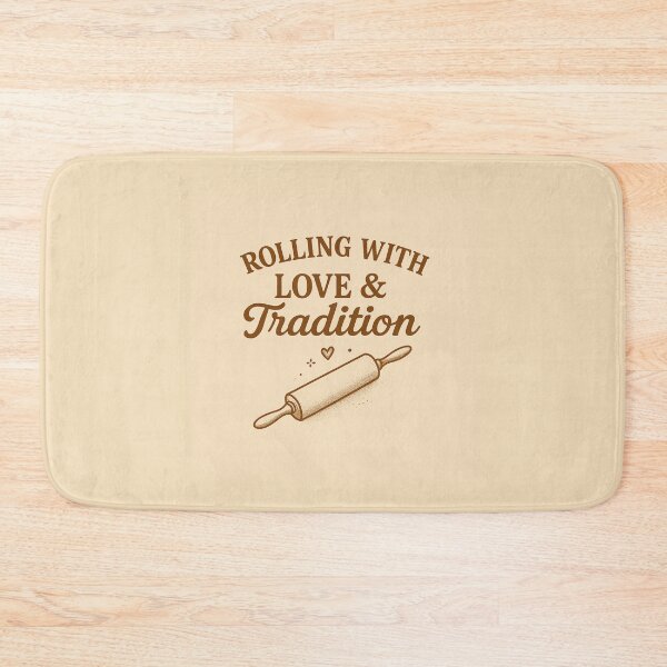 Item preview, Vintage Rolling Pin Baking Sticker – “Rolling with Love & Tradition” Traditional Homemaking Kitchen Art designed and sold by myfavoritesm4.