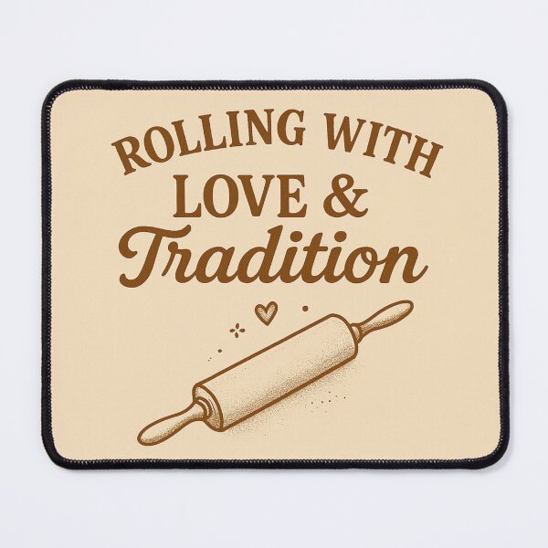 Item preview, Vintage Rolling Pin Baking Sticker – “Rolling with Love & Tradition” Traditional Homemaking Kitchen Art designed and sold by myfavoritesm4.