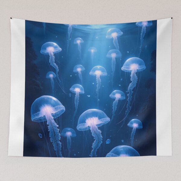Item preview, Luminous Dance of the Deep designed and sold by oanaunciuleanu.