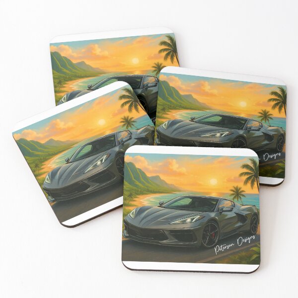 Item preview, Corvette C8 Fanart (Grey 4) designed and sold by Peterson Designs.
