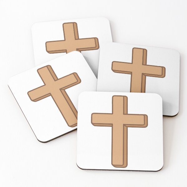 Item preview, Vintage Wooden Cross - Retro Christian Faith Symbol designed and sold by Saimek.