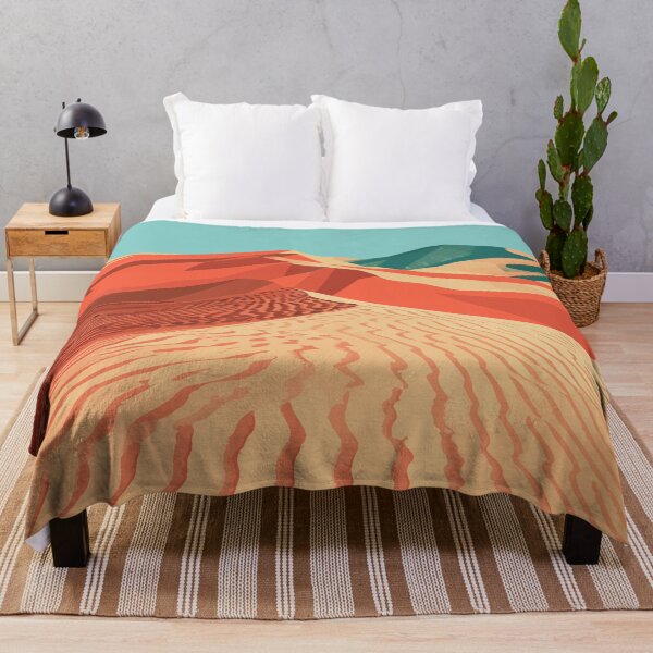 Item preview, Tranquil Desert Sand Dune Scenery Minimalist Art Illustration designed and sold by LVTFCOarts.