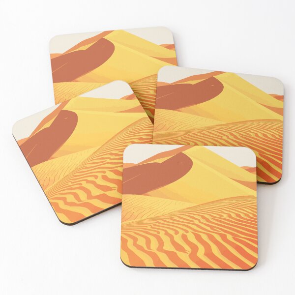 Item preview, Sparse Desert Sand Dune Scenery Minimalist Art Illustration designed and sold by LVTFCOarts.