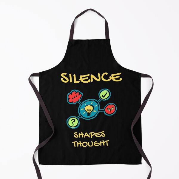 Item preview, Silence Shapes Thought – Gifts for Deep Thinkers designed and sold by ZoTo-Studio.