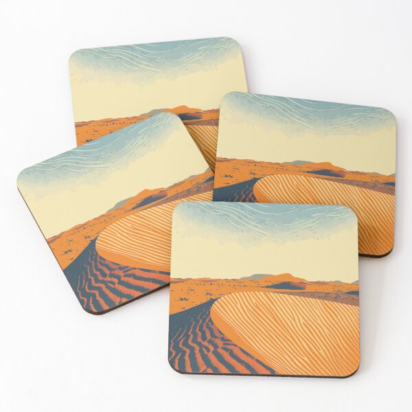 Item preview, Airy Desert Sand Dune Scenery Minimalist Art Illustration designed and sold by LVTFCOarts.