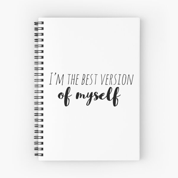 Item preview, I’m the Best Version of Myself – Affirmation – Empowerment Typography Design designed and sold by Camila  Ardila.
