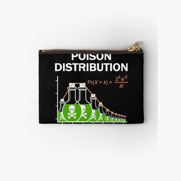 Item preview, Poison of Poisson Distribution – Funny Statistics (on black) designed and sold by Groenendijk.