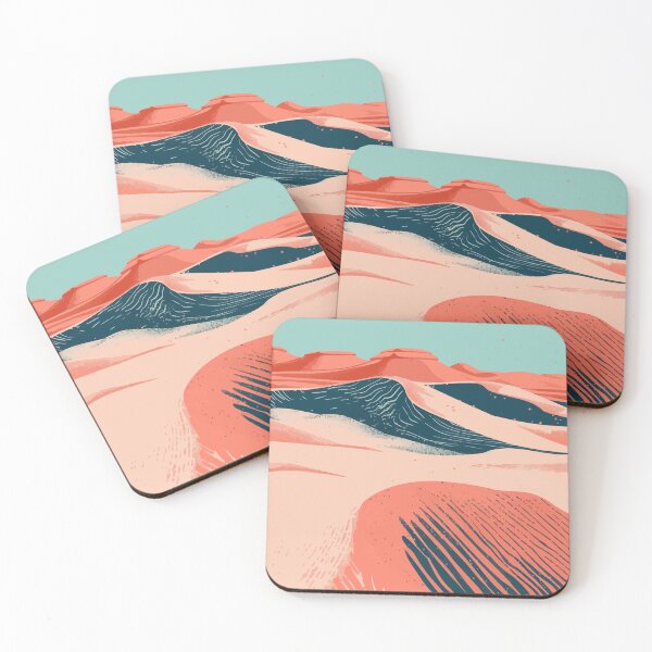 Item preview, Gentle Desert Sand Dune Scenery Minimalist Illustration Art designed and sold by LVTFCOarts.