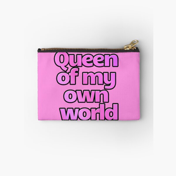 Item preview, Queen Of My Own World Pink Text designed and sold by MoonMonkeyNbear.