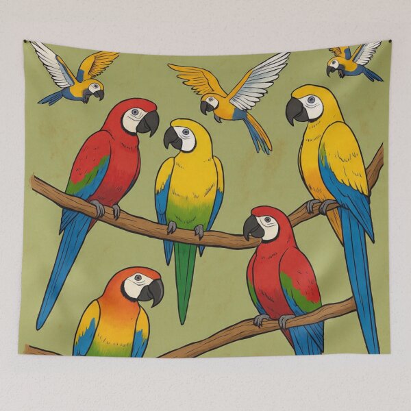 Item preview, RANDOM PARROTS #5 designed and sold by andalaimaging.