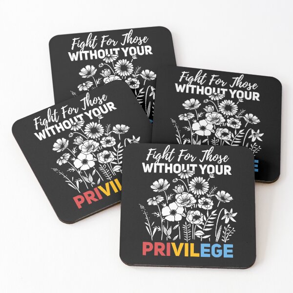 Item preview, Fight for Those Without Your Privilege, LGBTQ Rainbow Flowers designed and sold by BootsBoots.