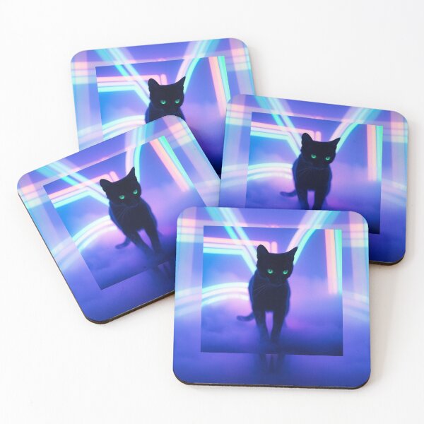 Item preview, Neon cat designed and sold by AlienButterfly.