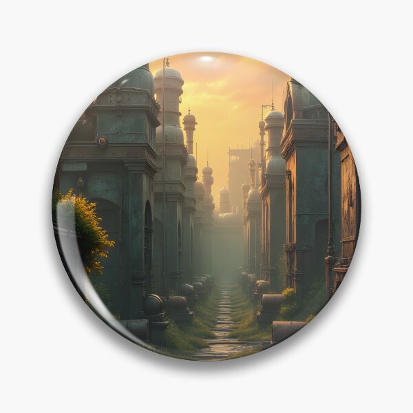 Item preview, Forgotten Pathway Through a Post-Apocalyptic City designed and sold by oanaunciuleanu.