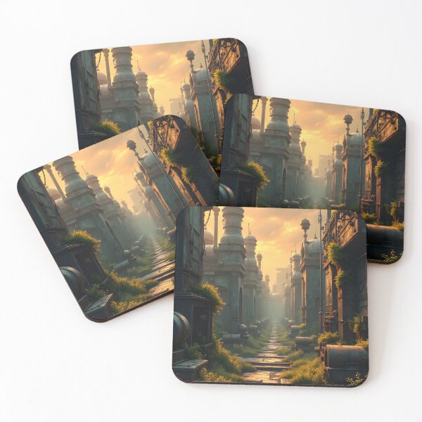 Item preview, Forgotten Pathway Through a Post-Apocalyptic City designed and sold by oanaunciuleanu.