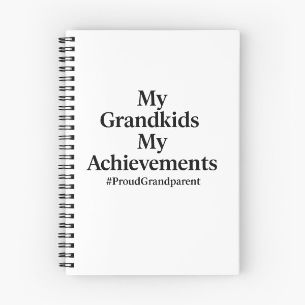Item preview, My Grandkids. My Achievements. #ProudGrandparent – Minimalist Shirt for Grandparents designed and sold by Lunaria Arts.