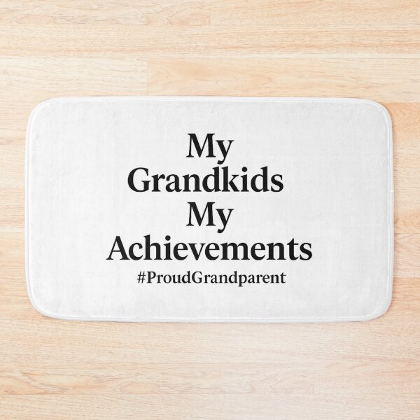 Item preview, My Grandkids. My Achievements. #ProudGrandparent – Minimalist Shirt for Grandparents designed and sold by Lunaria Arts.