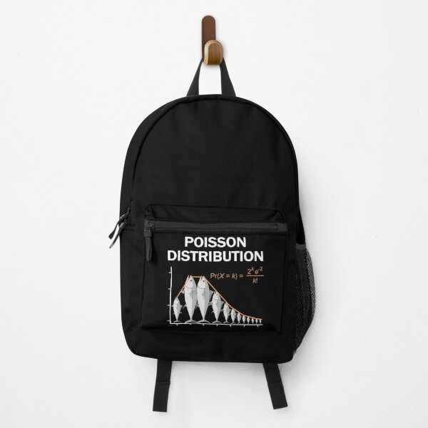 Item preview, Poisson distribution - The probability of fish! (on black) designed and sold by Groenendijk.
