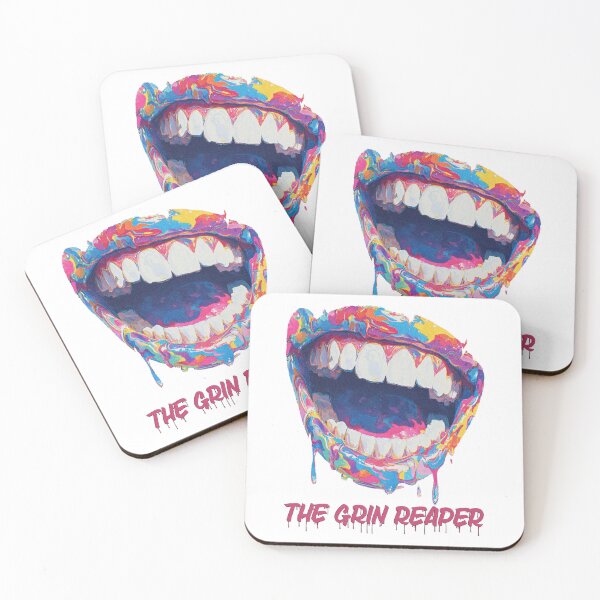 Item preview, The Grin Reaper – Trippy Smiles & Psychedelic Vibes designed and sold by Ignorant-Artist.