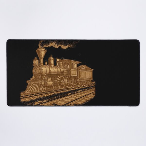 Item preview, Vintage Steam Locomotive - Classic Railroad Train Illustration Design designed and sold by freackly.