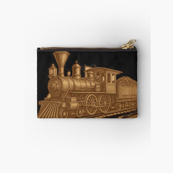 Item preview, Vintage Steam Locomotive - Classic Railroad Train Illustration Design designed and sold by freackly.