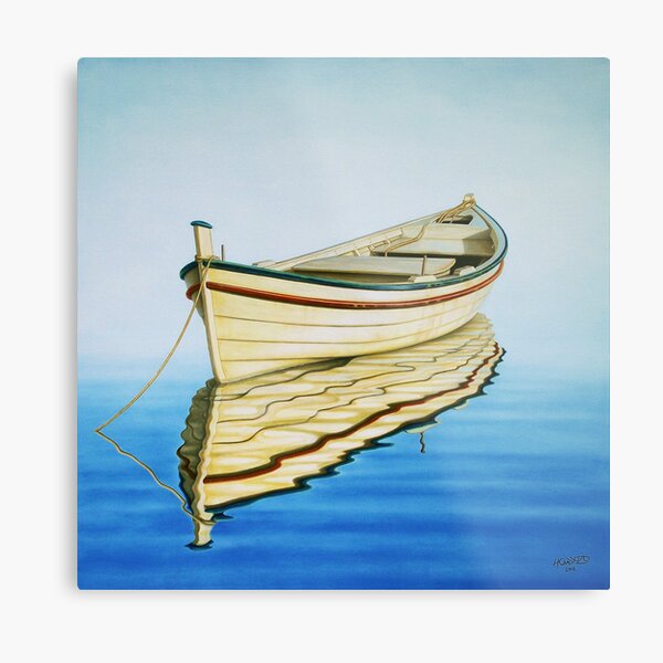 Barca di Legno Metal Print