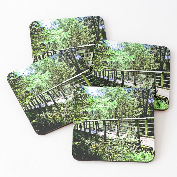 Item preview, footbridge in the undergrowth designed and sold by marierlaure.