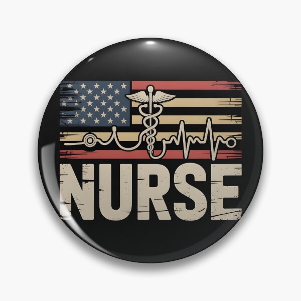 Item preview, Nurse – Patriotic American Flag Medical T‑Shirt | Healthcare Hero Gift designed and sold by Splotchly.