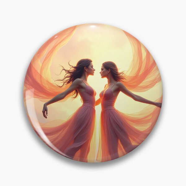 Item preview, Ethereal Dance of the Twin Flames designed and sold by oanaunciuleanu.