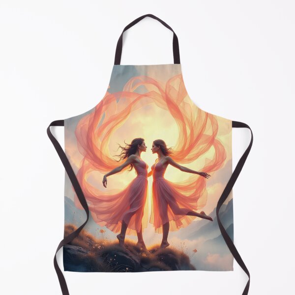 Item preview, Ethereal Dance of the Twin Flames designed and sold by oanaunciuleanu.