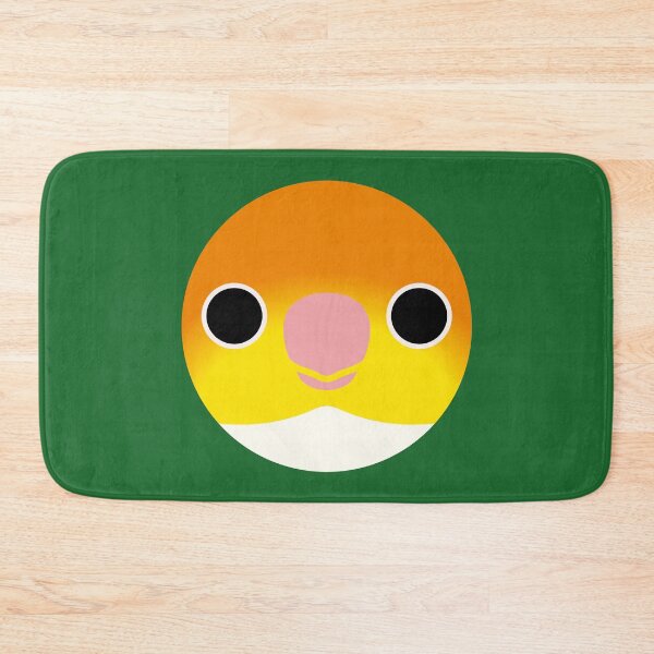 Item preview, The face of a White-bellied Caique designed and sold by INKOYADO.