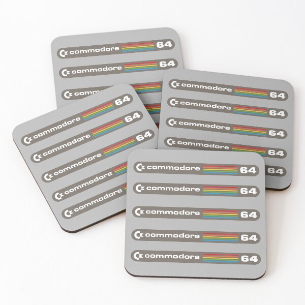 Item preview, Commodore 64 rainbow logo C64 Sticker TShirt 01 designed and sold by OuterShellUK.