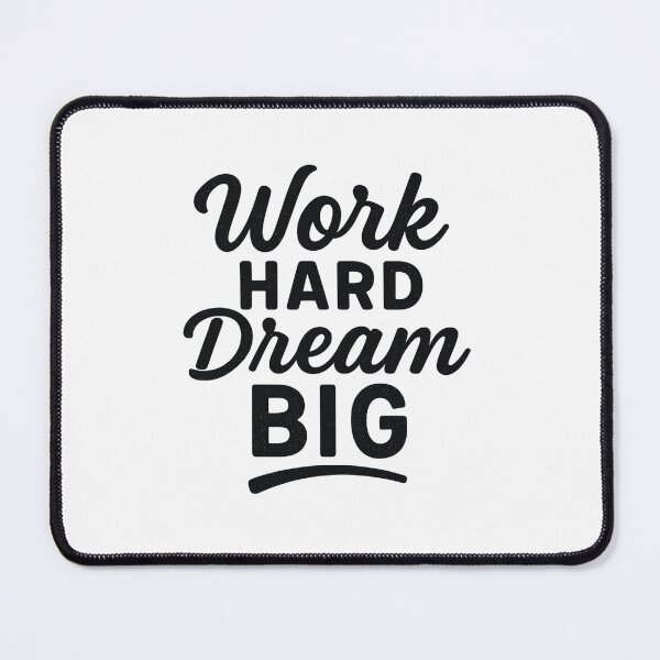 Item preview, Work Hard Dream Big designed and sold by DigitalGemArt.