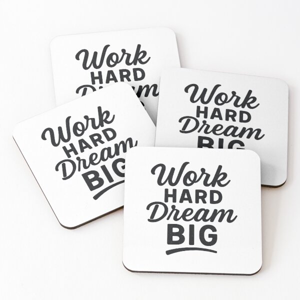 Item preview, Work Hard Dream Big designed and sold by DigitalGemArt.