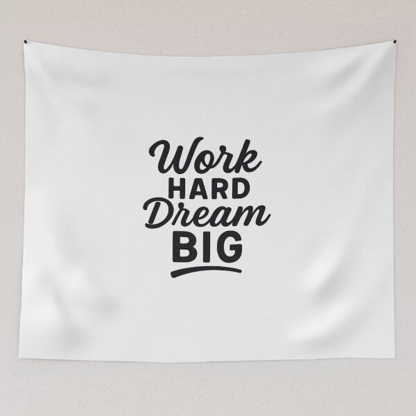 Item preview, Work Hard Dream Big designed and sold by DigitalGemArt.