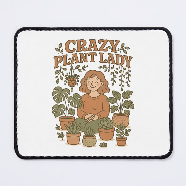 Item preview, Crazy Plant Lady Funny design – Cute Gardening Lover Gift for Women & Plant Moms designed and sold by LuxeGraphix.
