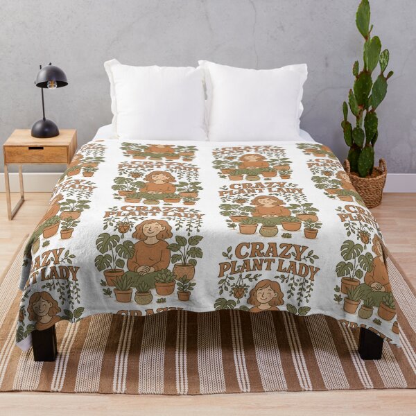 Item preview, Crazy Plant Lady Funny design – Cute Gardening Lover Gift for Women & Plant Moms designed and sold by LuxeGraphix.