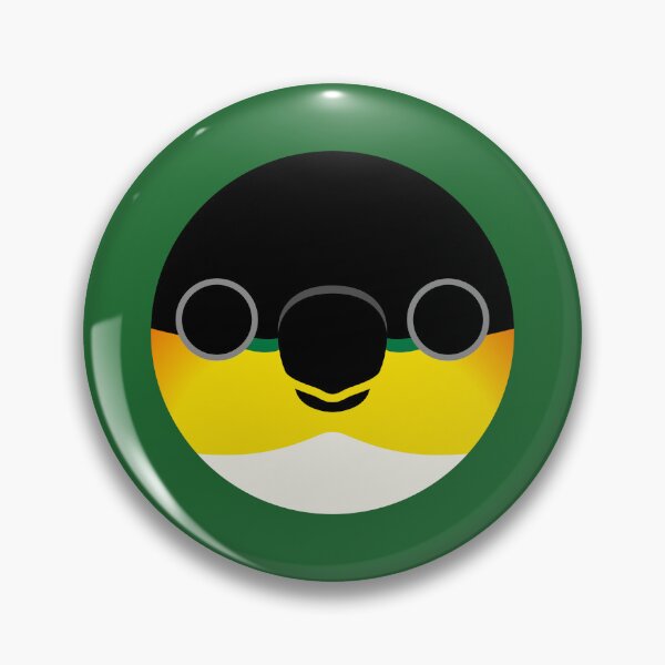 Item preview, The face of a Black-headed Caique designed and sold by INKOYADO.