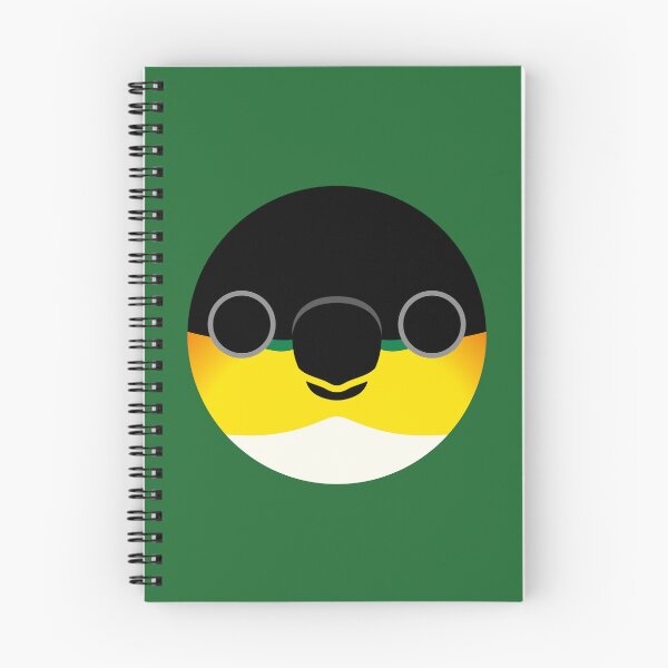 Item preview, The face of a Black-headed Caique designed and sold by INKOYADO.