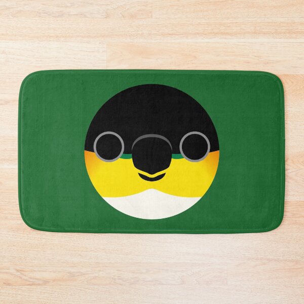 Item preview, The face of a Black-headed Caique designed and sold by INKOYADO.