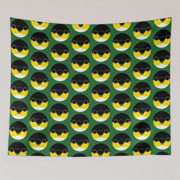 Item preview, The face of a Black-headed Caique designed and sold by INKOYADO.