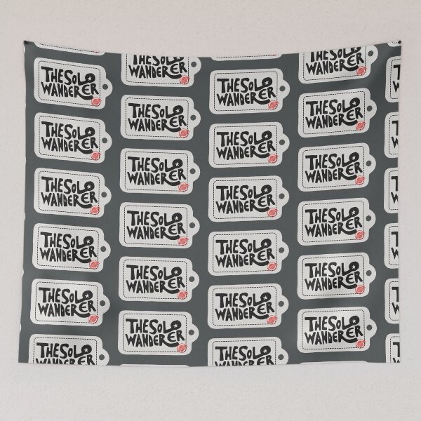 Item preview, The Solo Wanderer – Minimalist Travel Tag Design for Independent Explorers designed and sold by Fikuall.