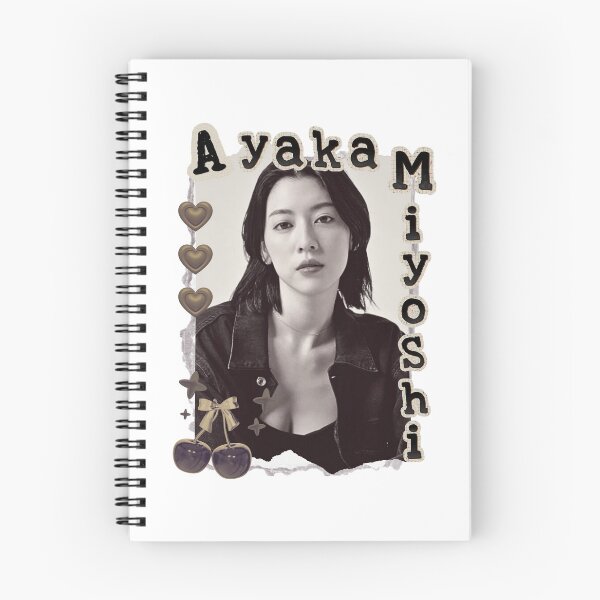 Item preview, Ayaka Miyoshi Japanese Drama Actor Scrapbook Collage Cozy Y2K Vintage Design designed and sold by HELL0WBELLO.