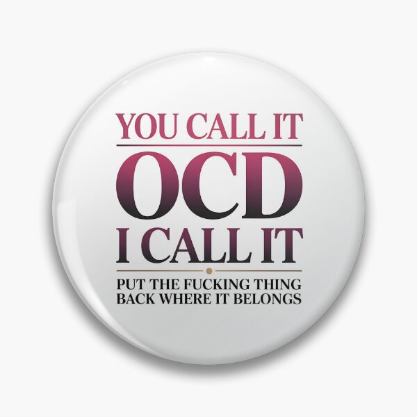 Item preview, You Call It OCD I Call It - This gift is perfect for perfectionists with OCD who humorously celebrate their neurodiversity. designed and sold by ZyziowskyArt.
